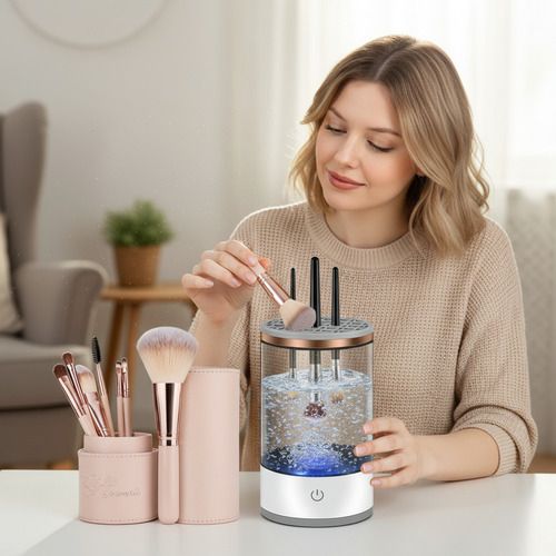 Limpiador automático de brochas